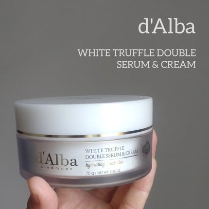 ホワイトトリュフダブルセラムアンドクリーム/ダルバ/フェイスクリームを使ったクチコミ(1枚目)