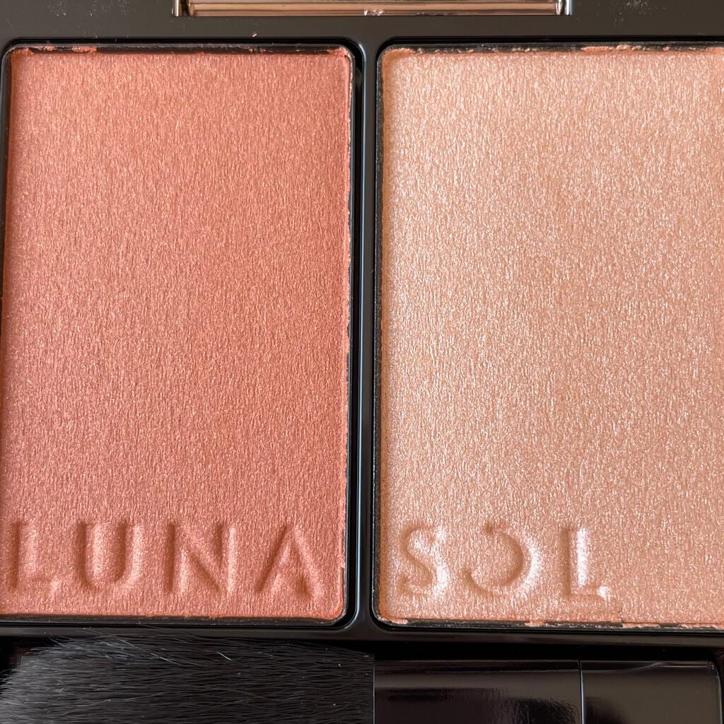 カラーリンググレイズ/LUNASOL/パウダーチークを使ったクチコミ(3枚目)