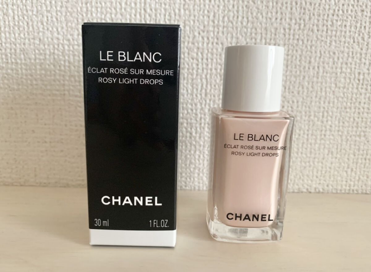 ル ブラン ロージー ドロップス/CHANEL/リキッドハイライトを使ったクチコミ（1枚目）
