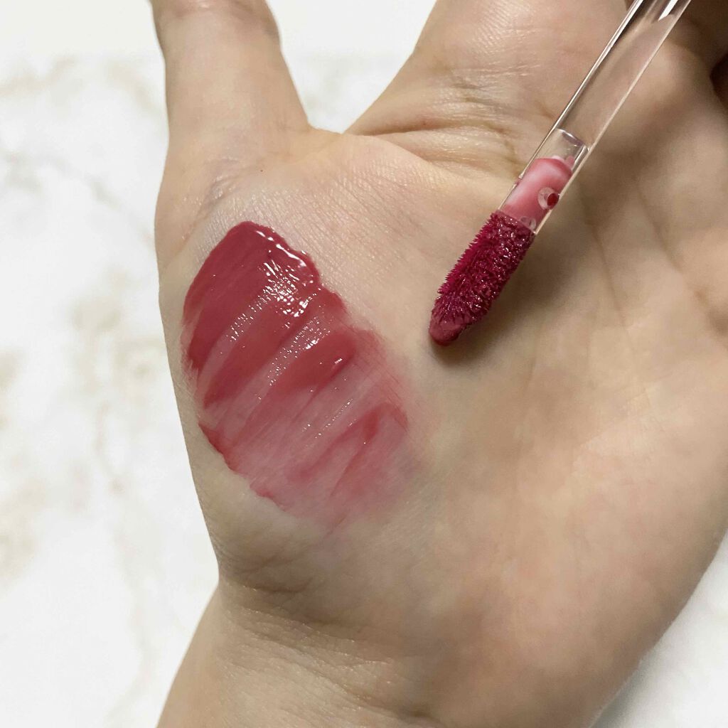 グラスティングウォーターティント/rom&nd/リップティントを使ったクチコミ（2枚目）