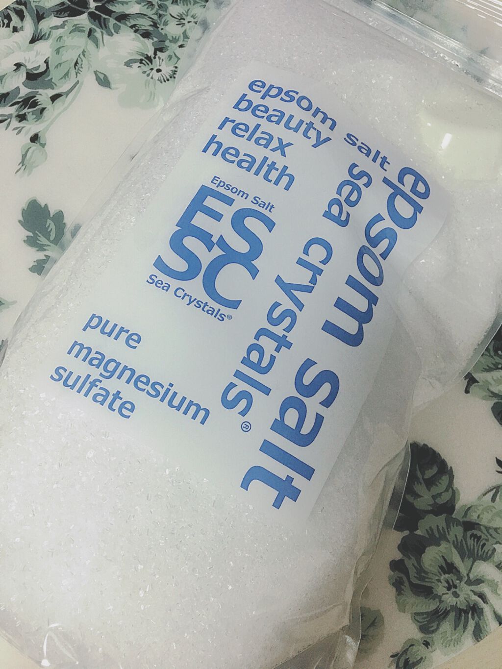 シークリスタルス エプソムソルト オリジナル/sea crystals/無機塩系入浴剤を使ったクチコミ(4枚目)