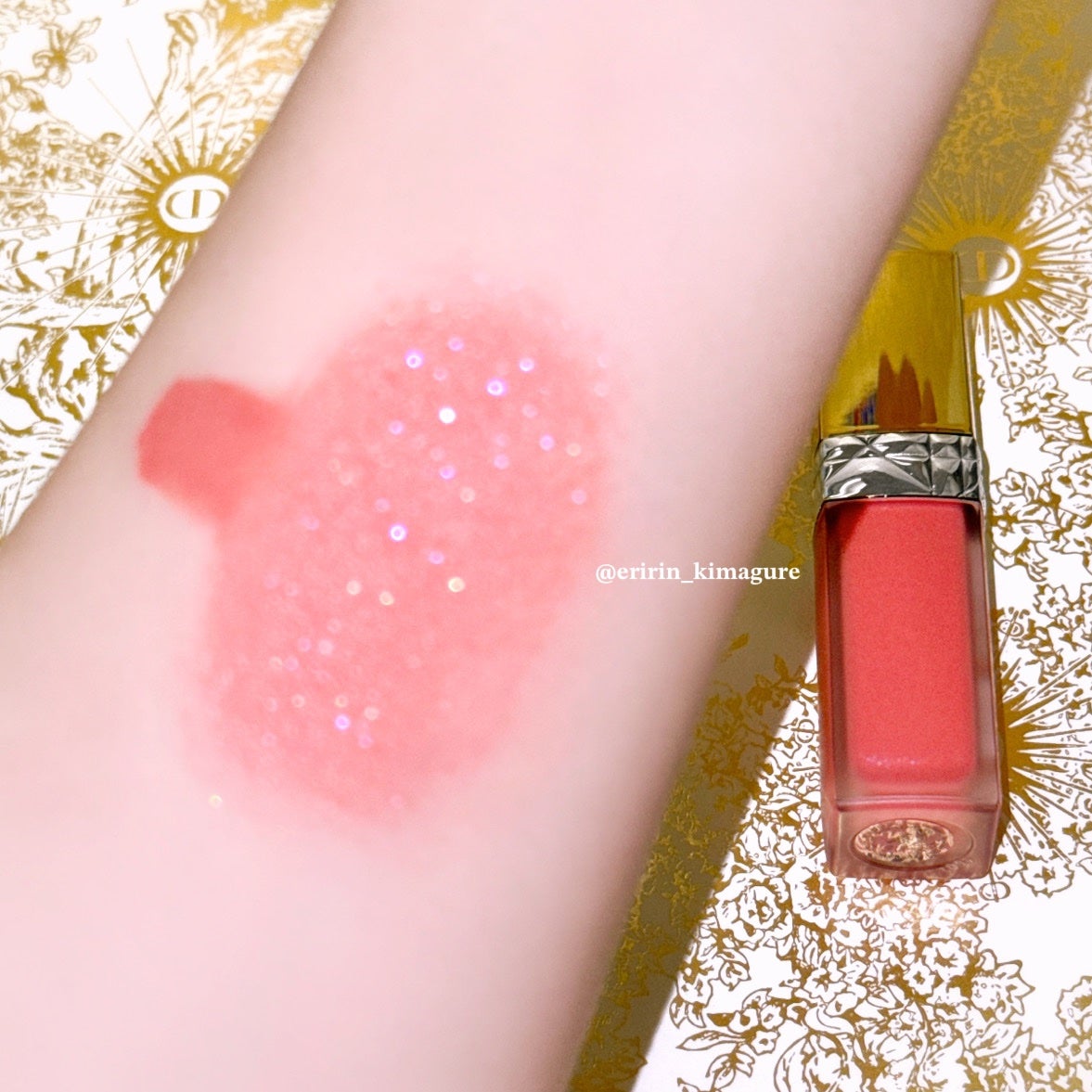 ルージュ ディオール フォーエヴァー リキッド シークイン(クリスマス コレクション 2024 限定品)/Dior/口紅・グロス・リップライナー・リップケアを使ったクチコミ(6枚目)