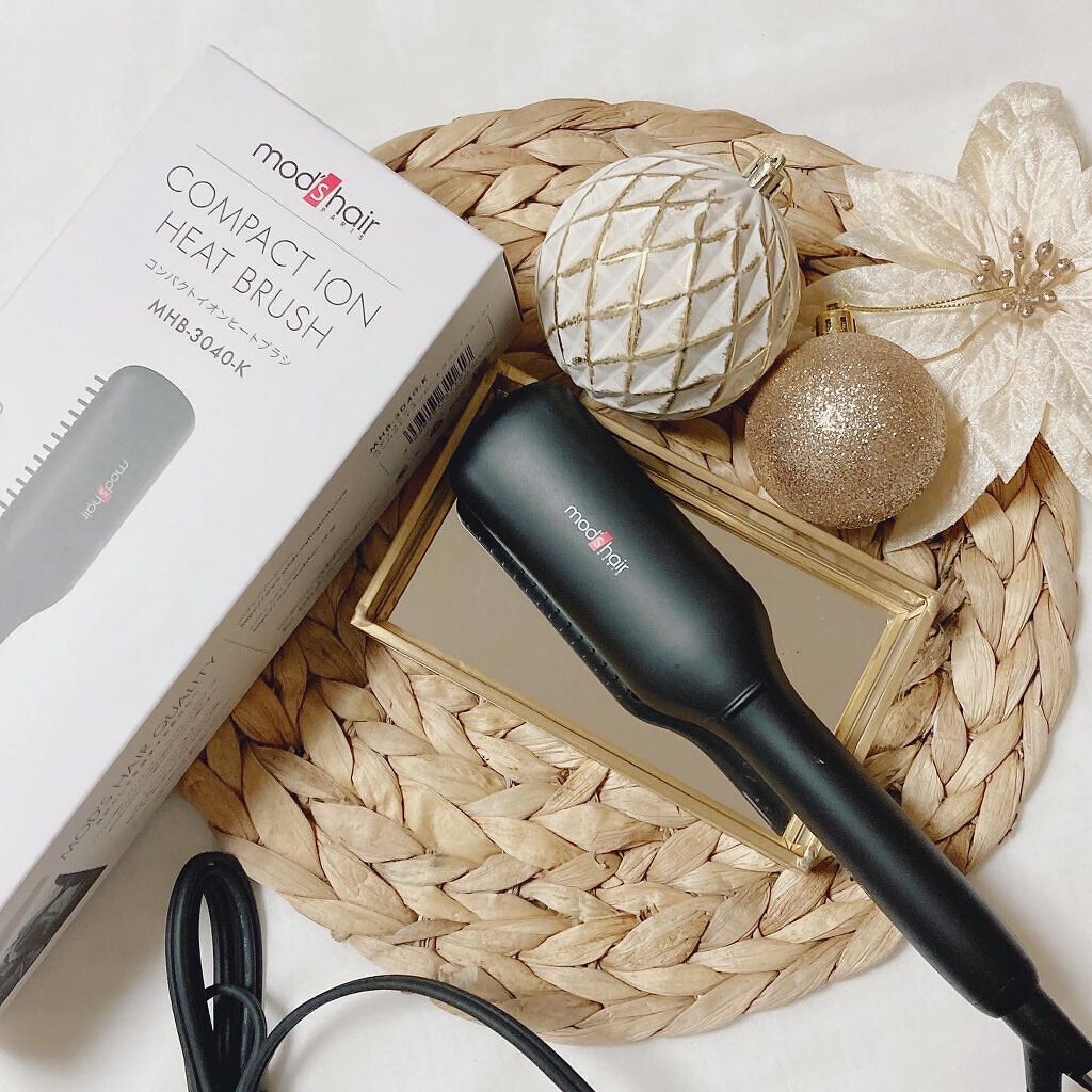 スタイリッシュ コンパクトイオンヒートブラシ MHB-3040-K/mod's hair/ヒートブラシを使ったクチコミ（2枚目）