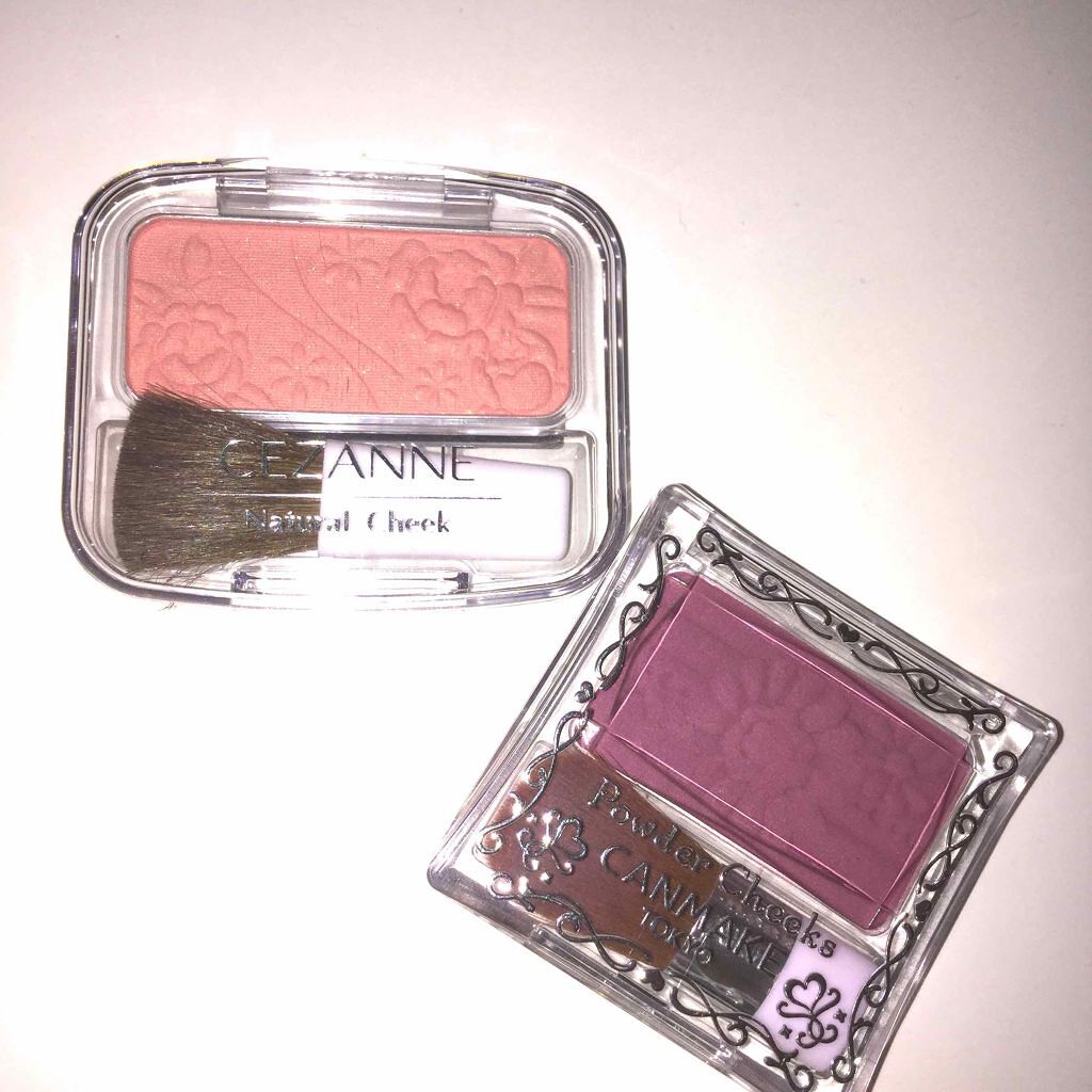 【旧品】パウダーチークス/キャンメイク/パウダーチークを使ったクチコミ（1枚目）