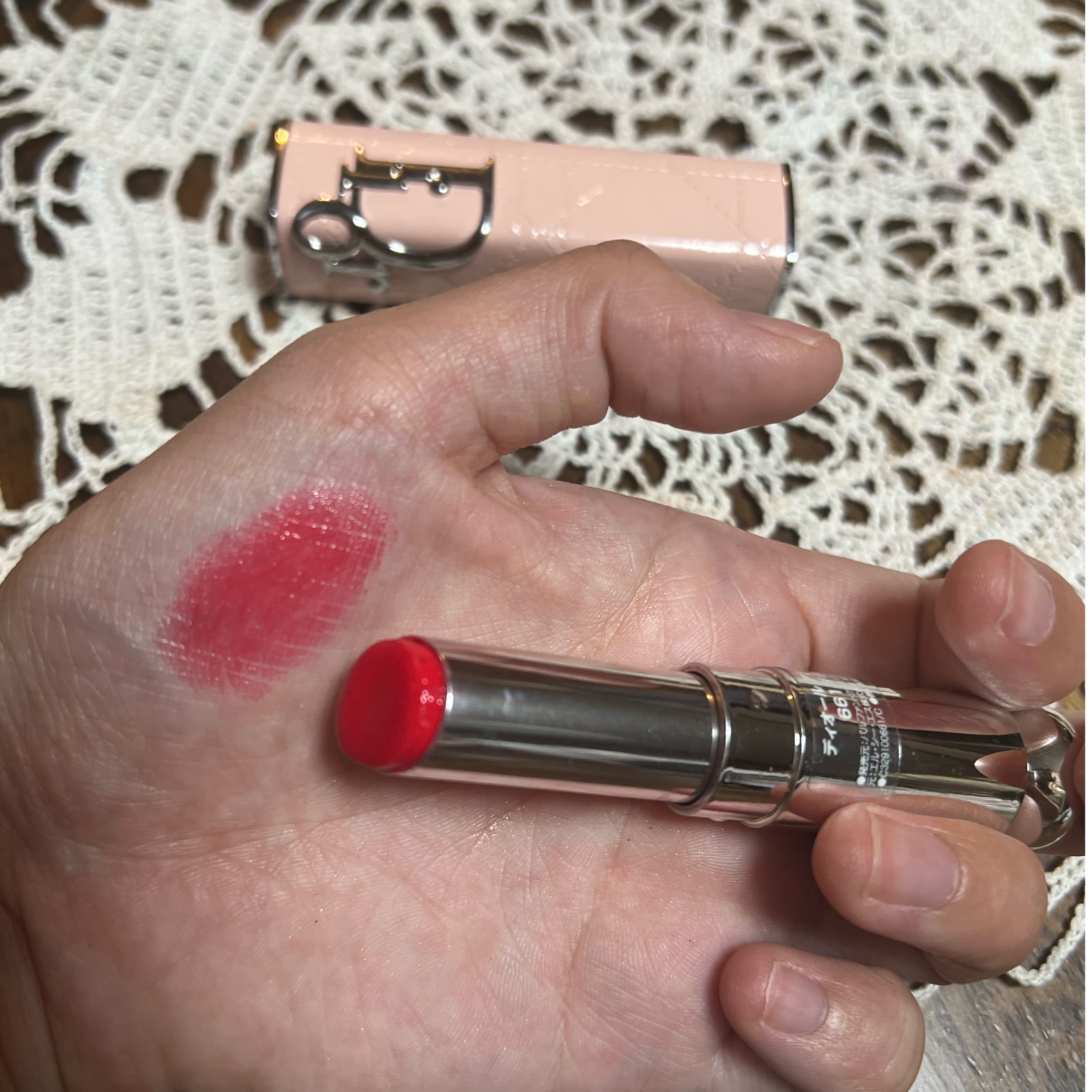 ディオール アディクト リップスティック 661ディオリヴィエラ/Dior/口紅を使ったクチコミ（2枚目）