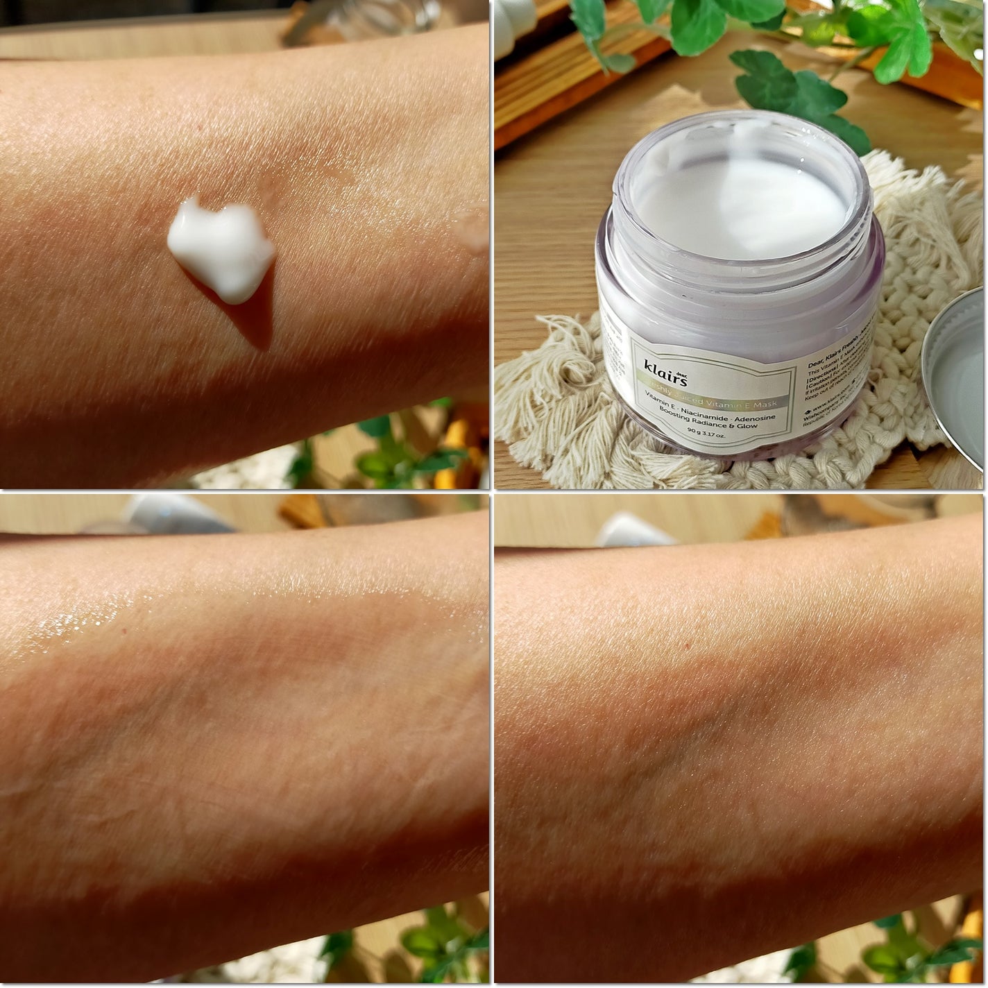 フレッシュリージュースドビタミンEマスク(90g)/Klairs/フェイスクリームを使ったクチコミ(3枚目)