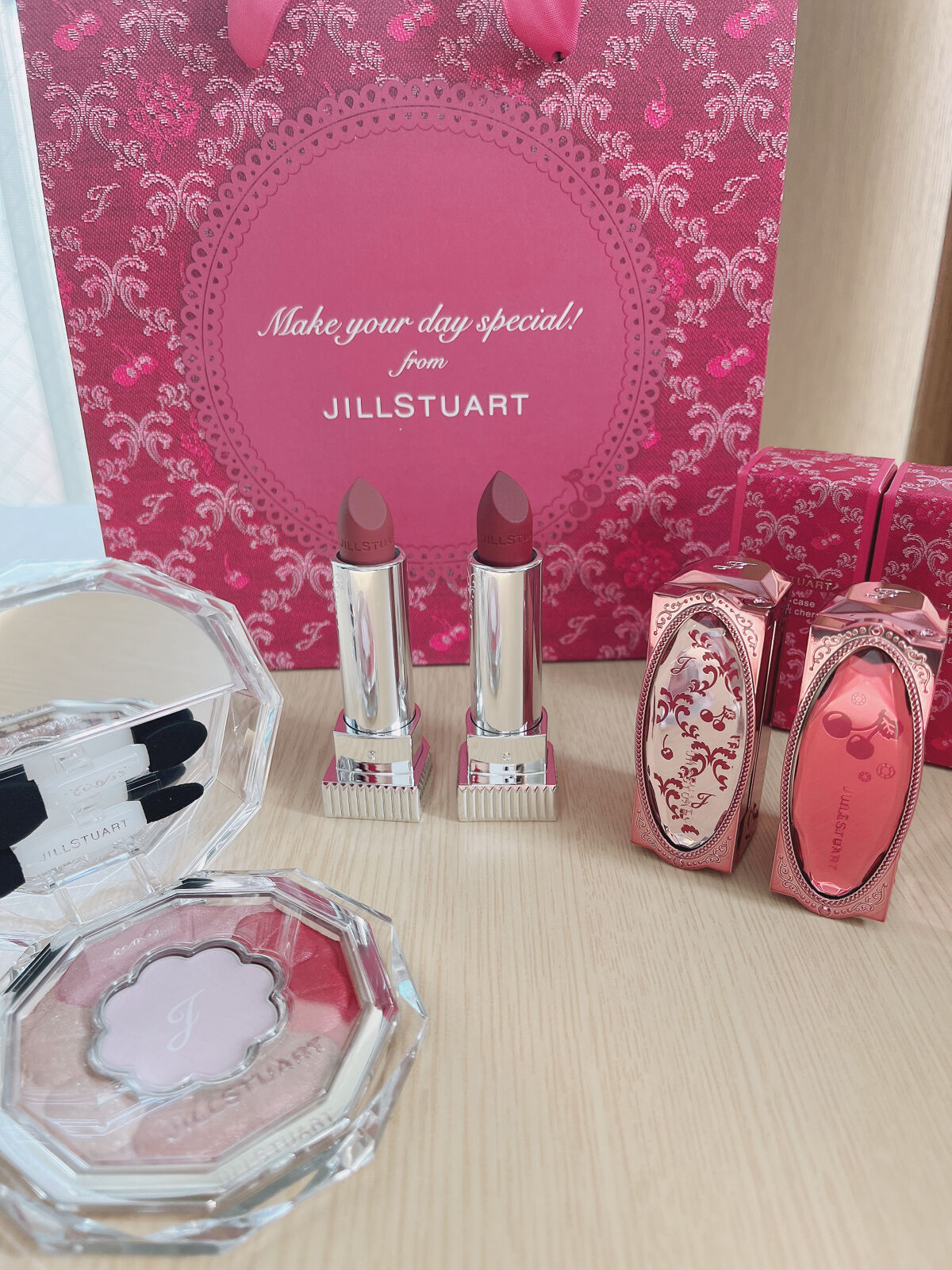 ルージュ ケース 02 rum cherry ＜ミッドナイトチェリー＞（限定品）/JILL STUART/その他化粧小物を使ったクチコミ（1枚目）