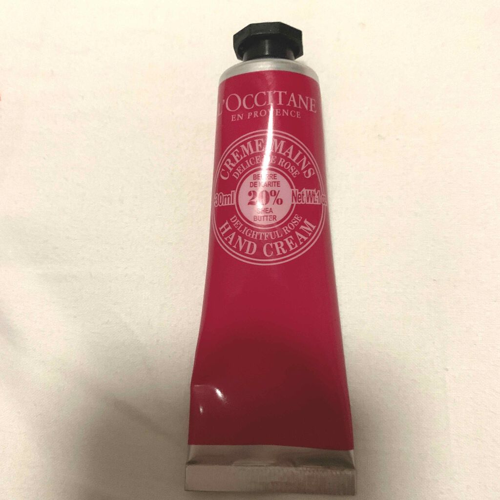 シア ハンドクリーム (ディライトフルローズ)/L'OCCITANE/ハンドクリームを使ったクチコミ(1枚目)