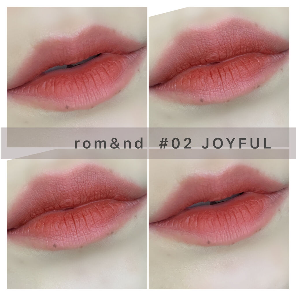 ゼロベルベットティント/rom&nd/リップティントを使ったクチコミ（1枚目）