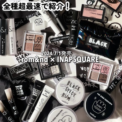 ブラックスペクトラムエディション(rom&nd×INAPSQUARE)/rom&nd/メイクアップキットを使ったクチコミ(2枚目)