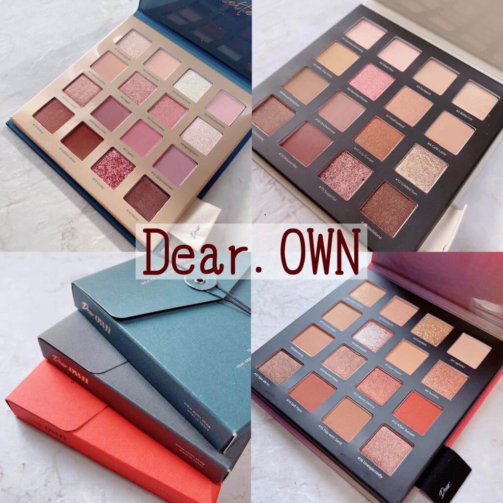 Blaze & Glaze Shadow Palette/Dear.own/アイシャドウパレットを使ったクチコミ（1枚目）