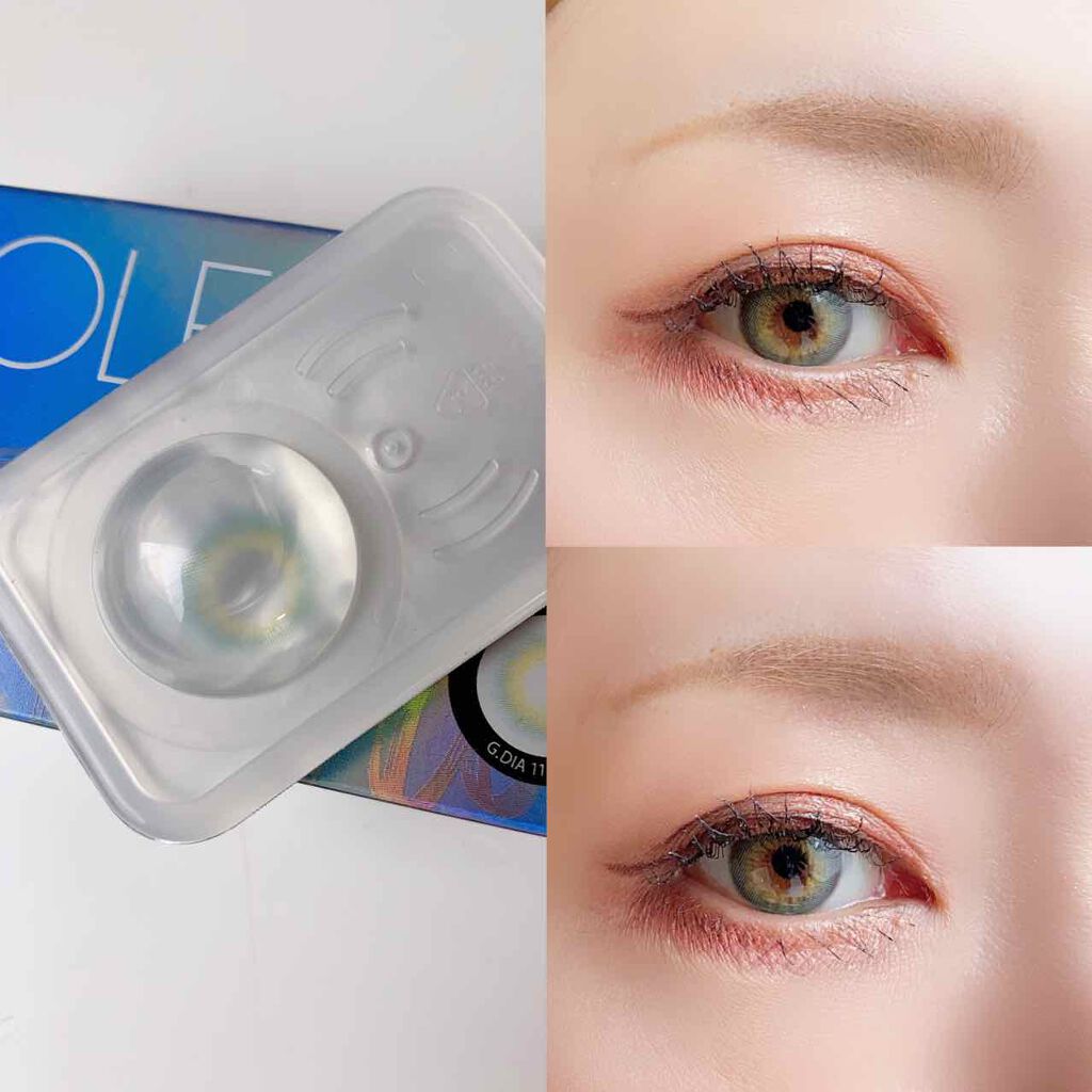 SCANDI(スカンディ) ライトグレー/OLENS/カラーコンタクトレンズを使ったクチコミ（2枚目）