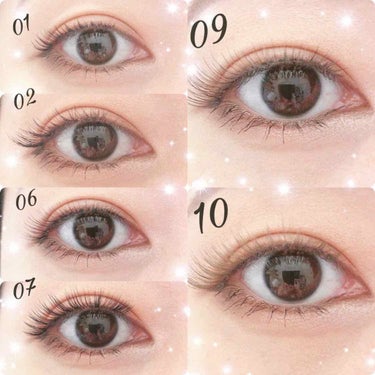 

ミッシュブルーミンコラボアイラッシュ
01 Pure eye
02 Nude eye
06 Rich eye
07 Mode eye
09 Sweet eye
10 Lady eye

------