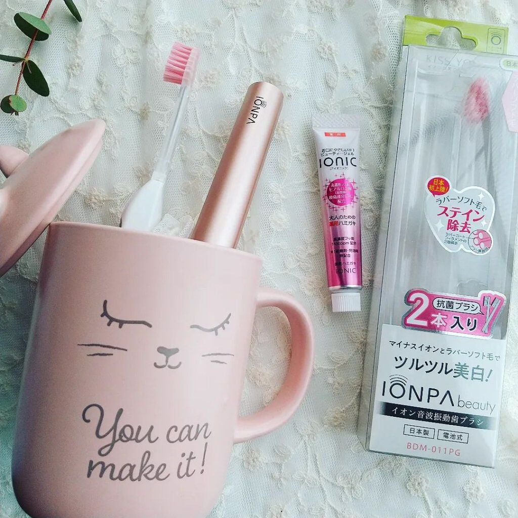 イオン音波振動歯ブラシ IONPA/KISS YOU/電動歯ブラシを使ったクチコミ(9枚目)