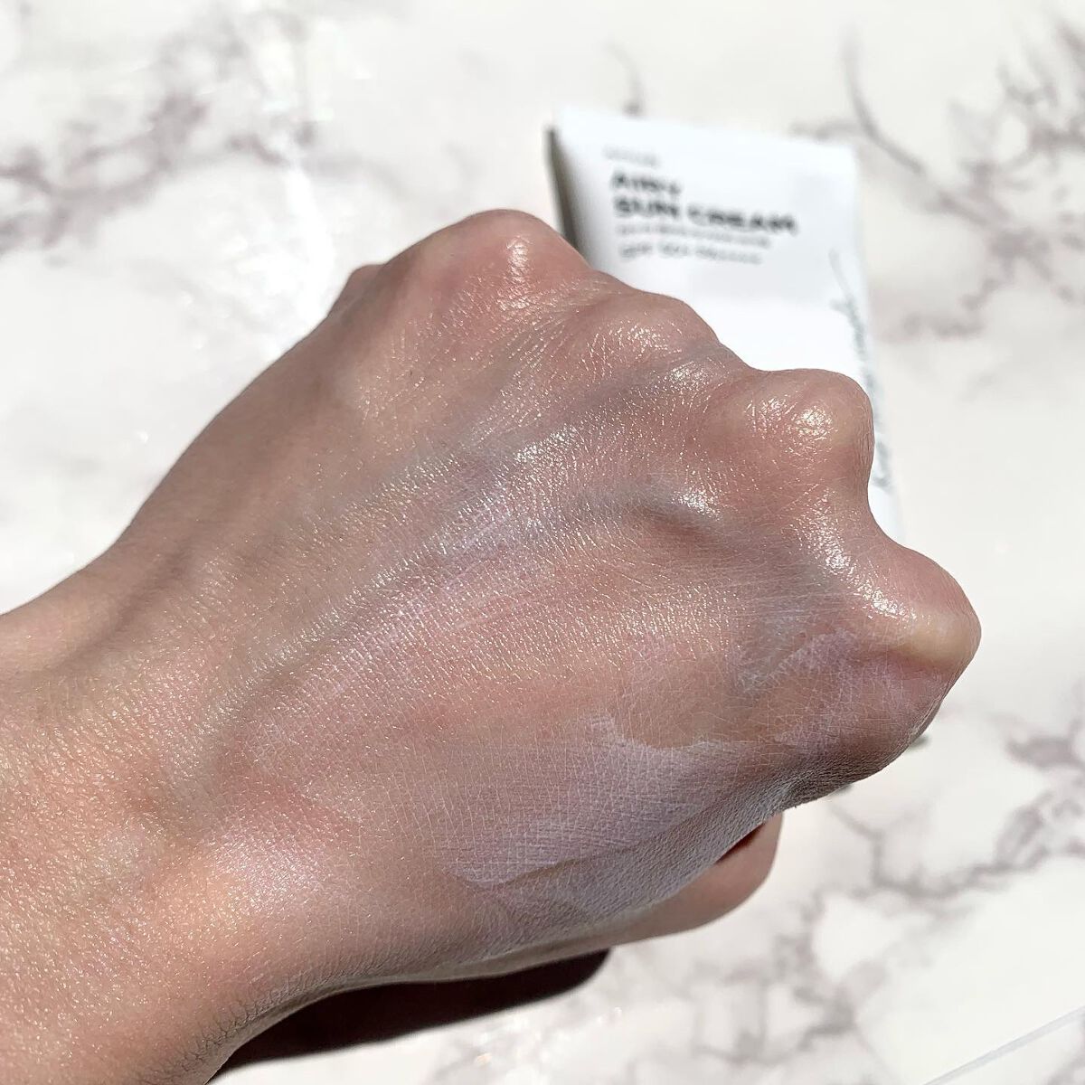 エアリーサンクリーム SPF50+PA++++/Anua/日焼け止めクリームを使ったクチコミ(3枚目)