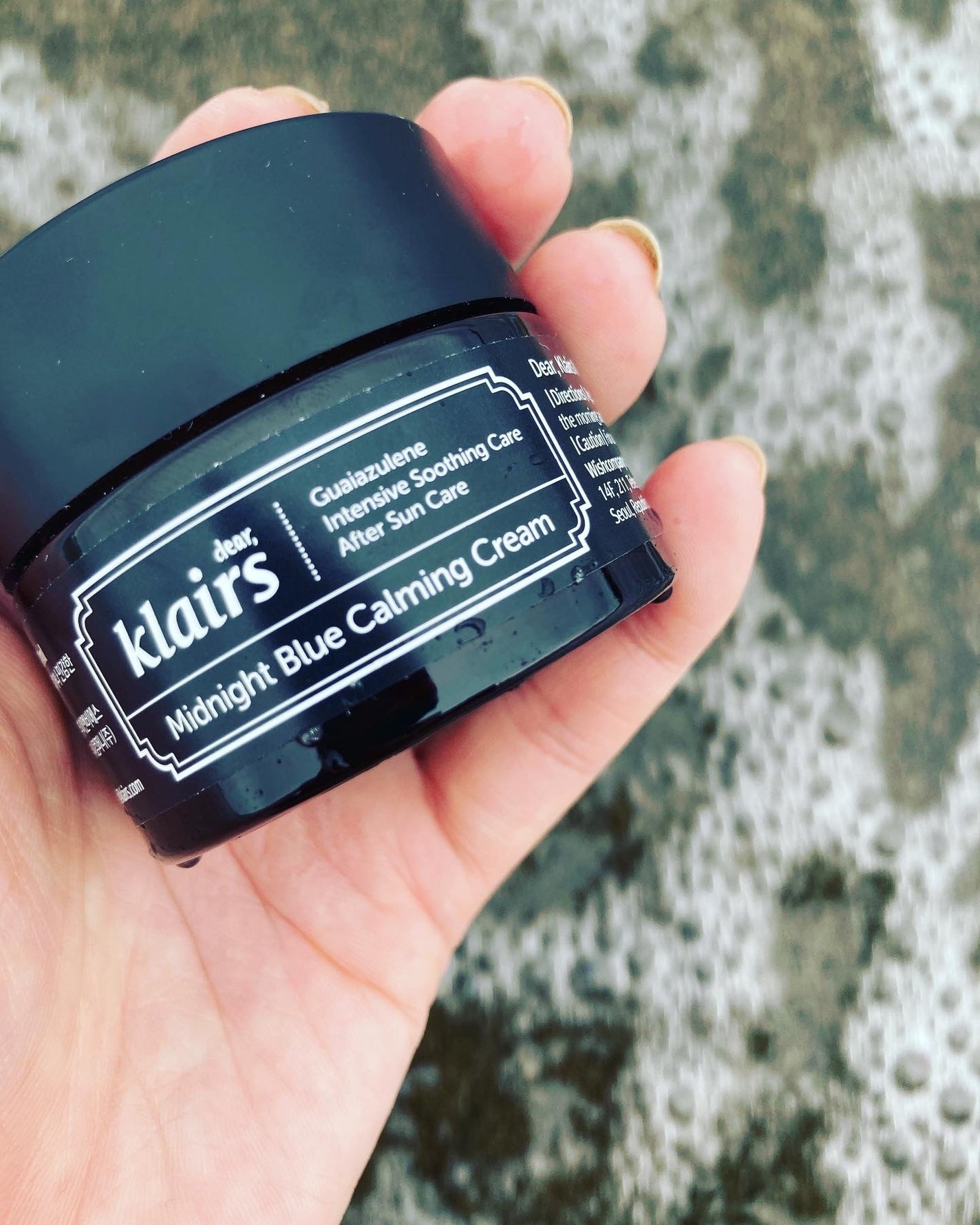 ミッドナイトブルーカーミングクリーム/Klairs/フェイスクリームを使ったクチコミ(2枚目)