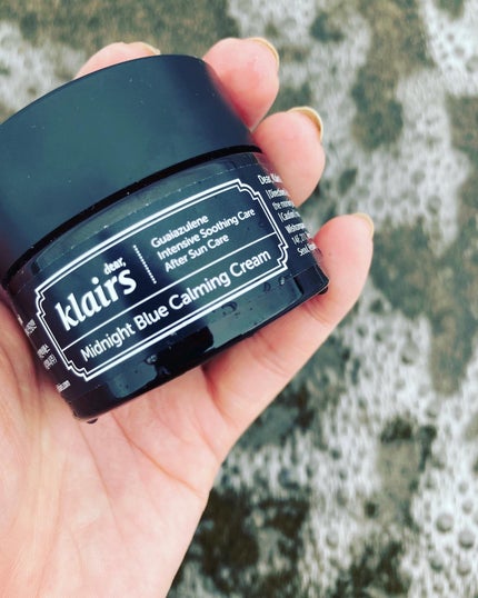 ミッドナイトブルーカーミングクリーム/Klairs/フェイスクリームを使ったクチコミ(2枚目)