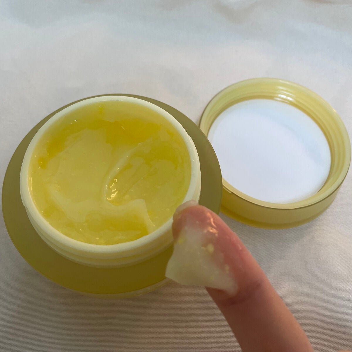 月光ゆず睡眠パック(旧バージョン)/HANYUL(ハンユル)/フェイスクリームを使ったクチコミ(2枚目)