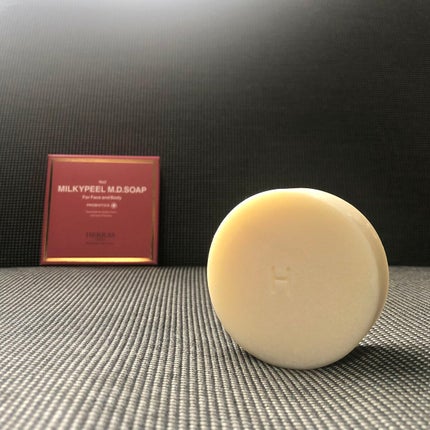 MILKYPEEL M.D.SOAP/KAZUAKI HOTTA COSMETICS/洗顔石鹸を使ったクチコミ(1枚目)
