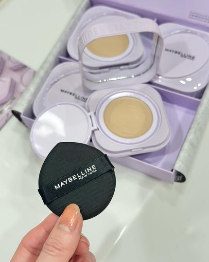 SPステイ クリームパクト ファンデーション/MAYBELLINE NEW YORK/クリーム・エマルジョンファンデーションを使ったクチコミ(4枚目)