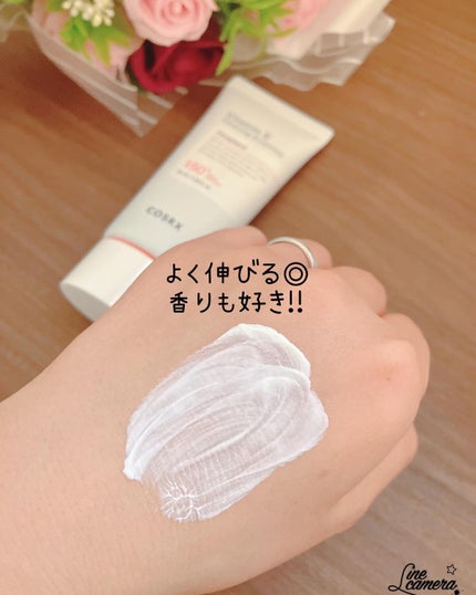 ビタミンEバイタライジングUVクリーム SFP50+/COSRX/日焼け止めクリームを使ったクチコミ(5枚目)