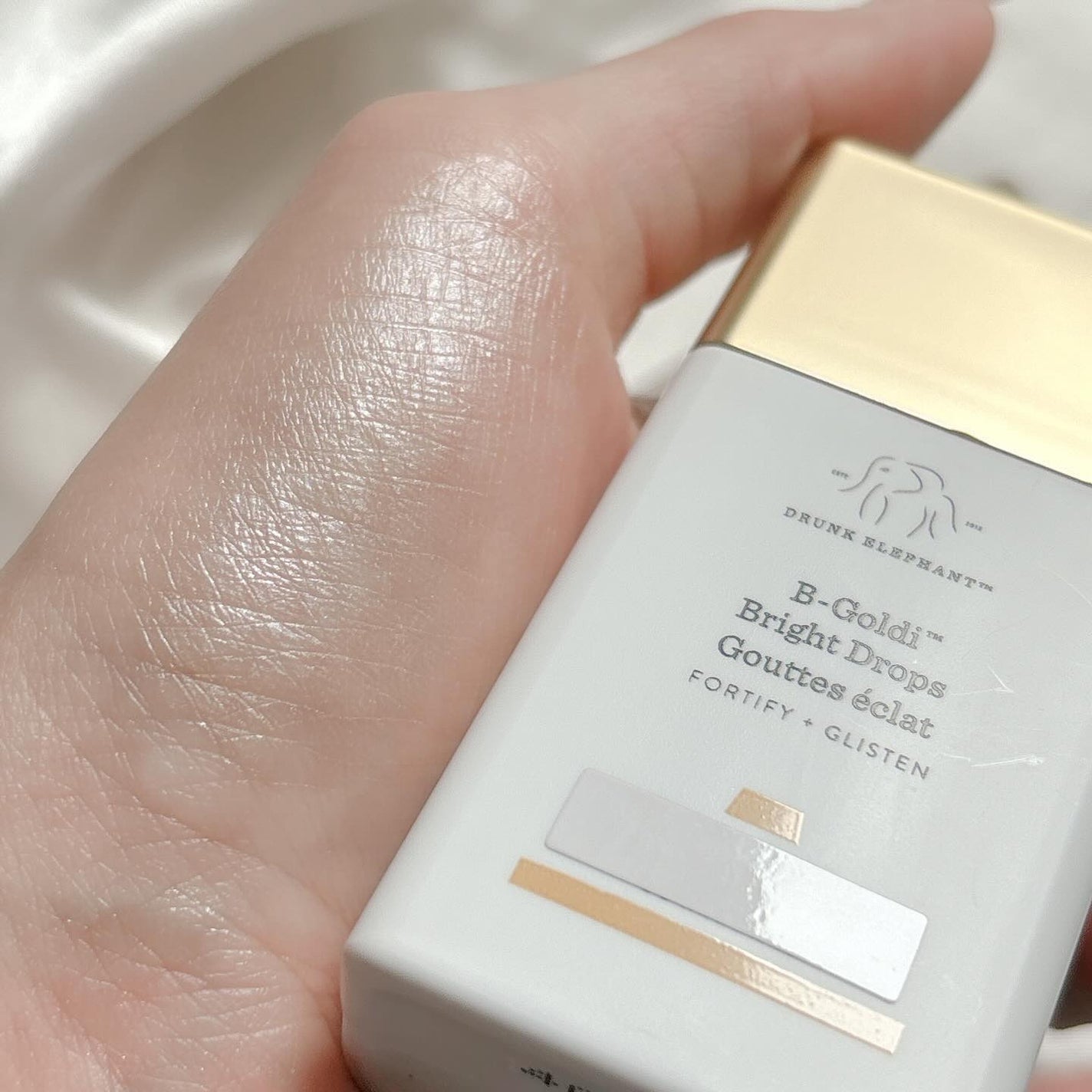 ビーゴールディ ブライト ドロップス/Drunk Elephant/美容液を使ったクチコミ(7枚目)