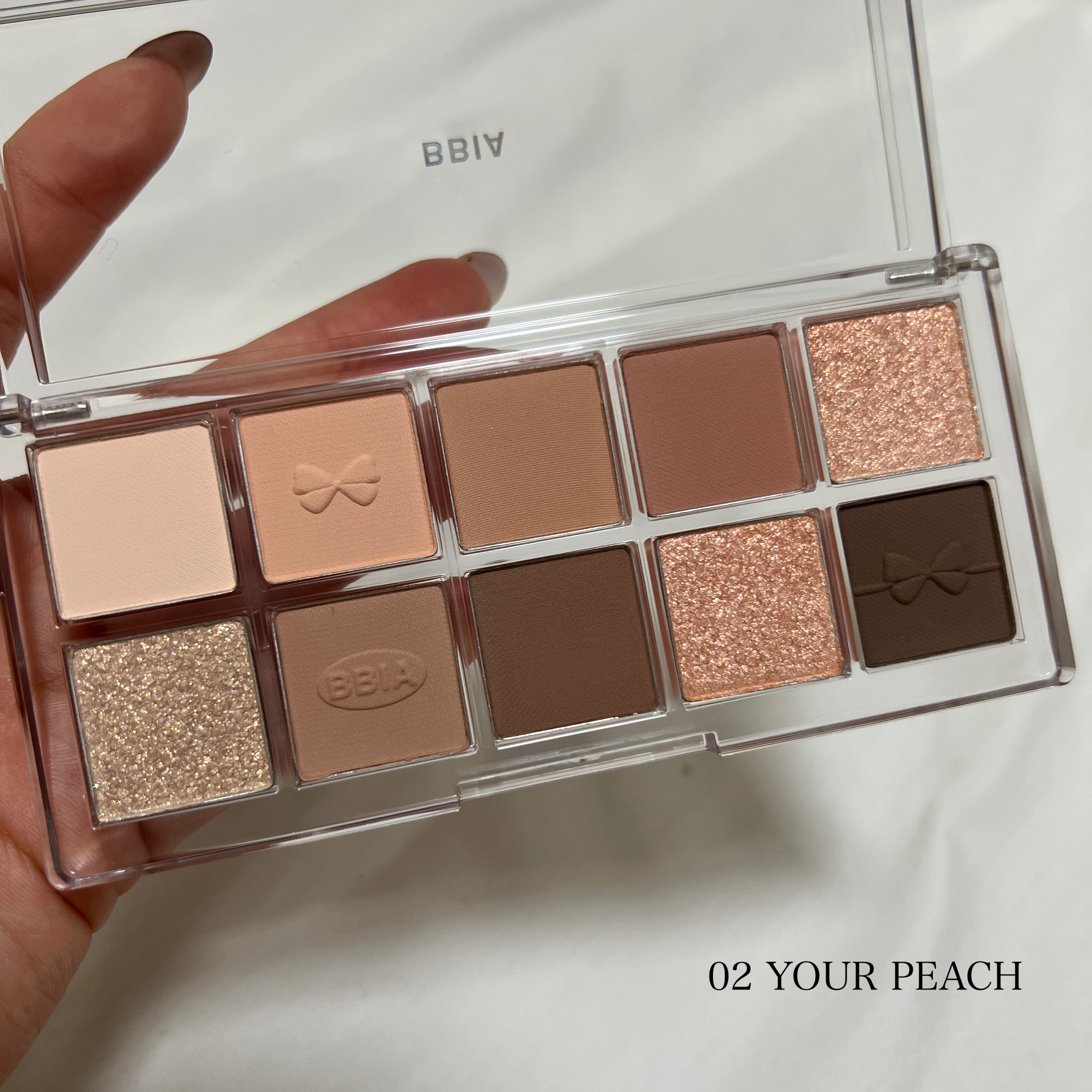 エッセンシャルアイパレット 02 ユアーピーチ/BBIA/マルチパレットを使ったクチコミ（3枚目）