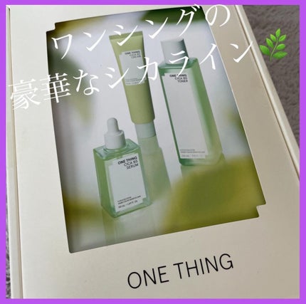シカB5トナー/ONE THING/化粧水を使ったクチコミ(1枚目)