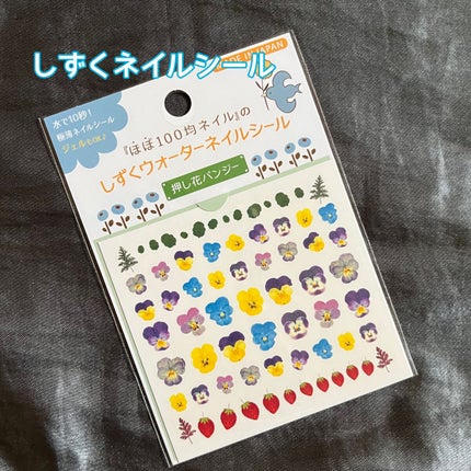 しずくウォーターネイルシール/キャンドゥ/ネイルシールを使ったクチコミ(1枚目)