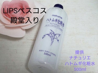 ハトムギ化粧水(ナチュリエ スキンコンディショナー R )/ナチュリエ/化粧水を使ったクチコミ（1枚目）