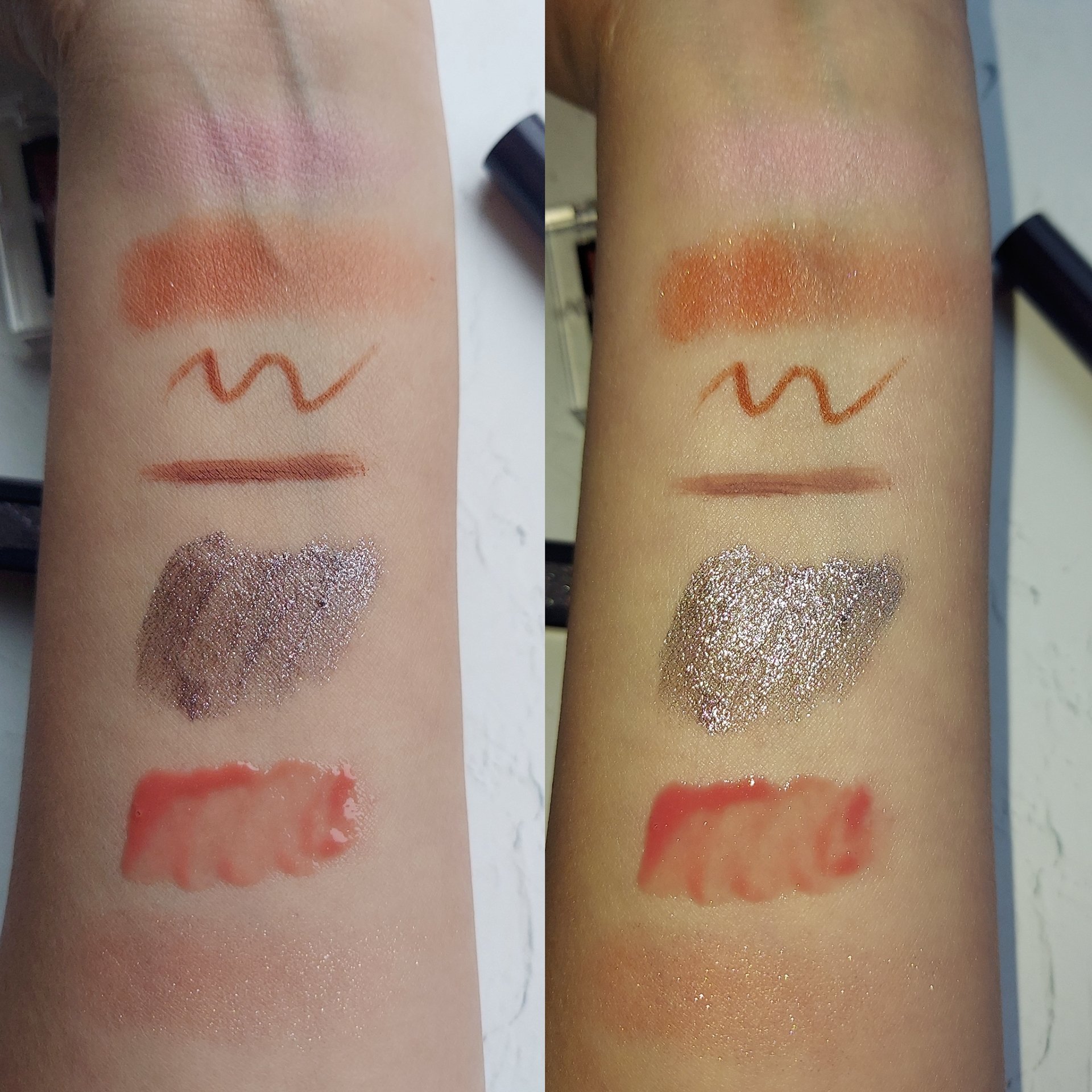 オーラデュウ プリズム イルミネーター ピコ/SHISEIDO/単色アイシャドウを使ったクチコミ（2枚目）