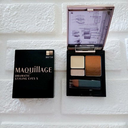 ドラマティックスタイリングアイズS/マキアージュ/アイシャドウパレットを使ったクチコミ(2枚目)