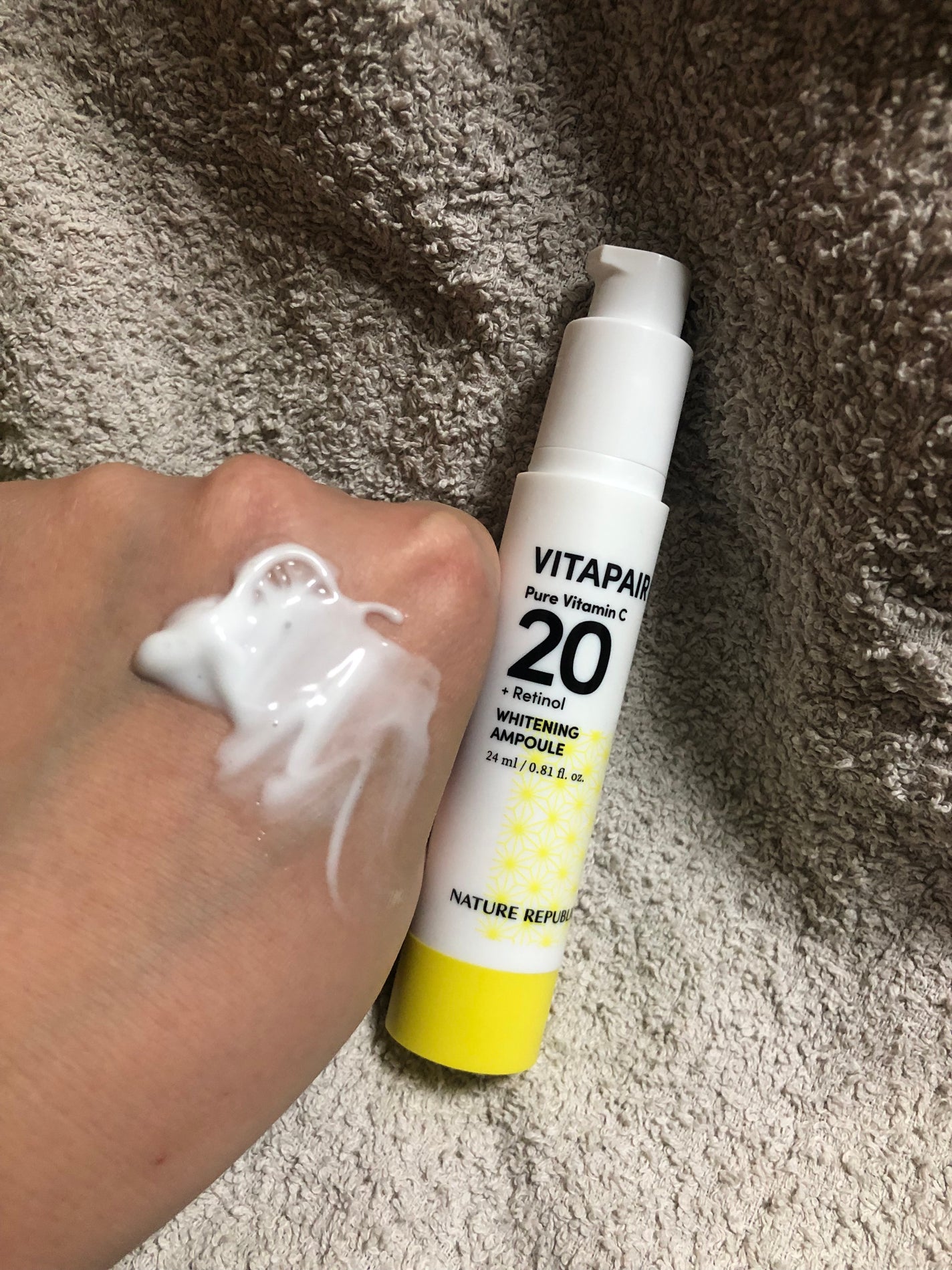 ビタペアC ビタレチ美容液/ネイチャーリパブリック/美容液を使ったクチコミ(2枚目)