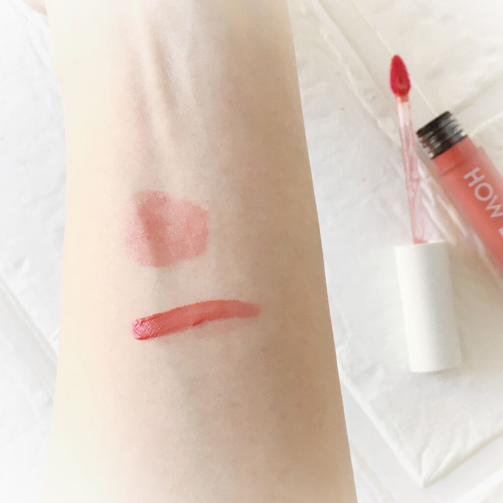エマルジョンリップティント/HOWDOiLOOK/リップティントを使ったクチコミ（3枚目）