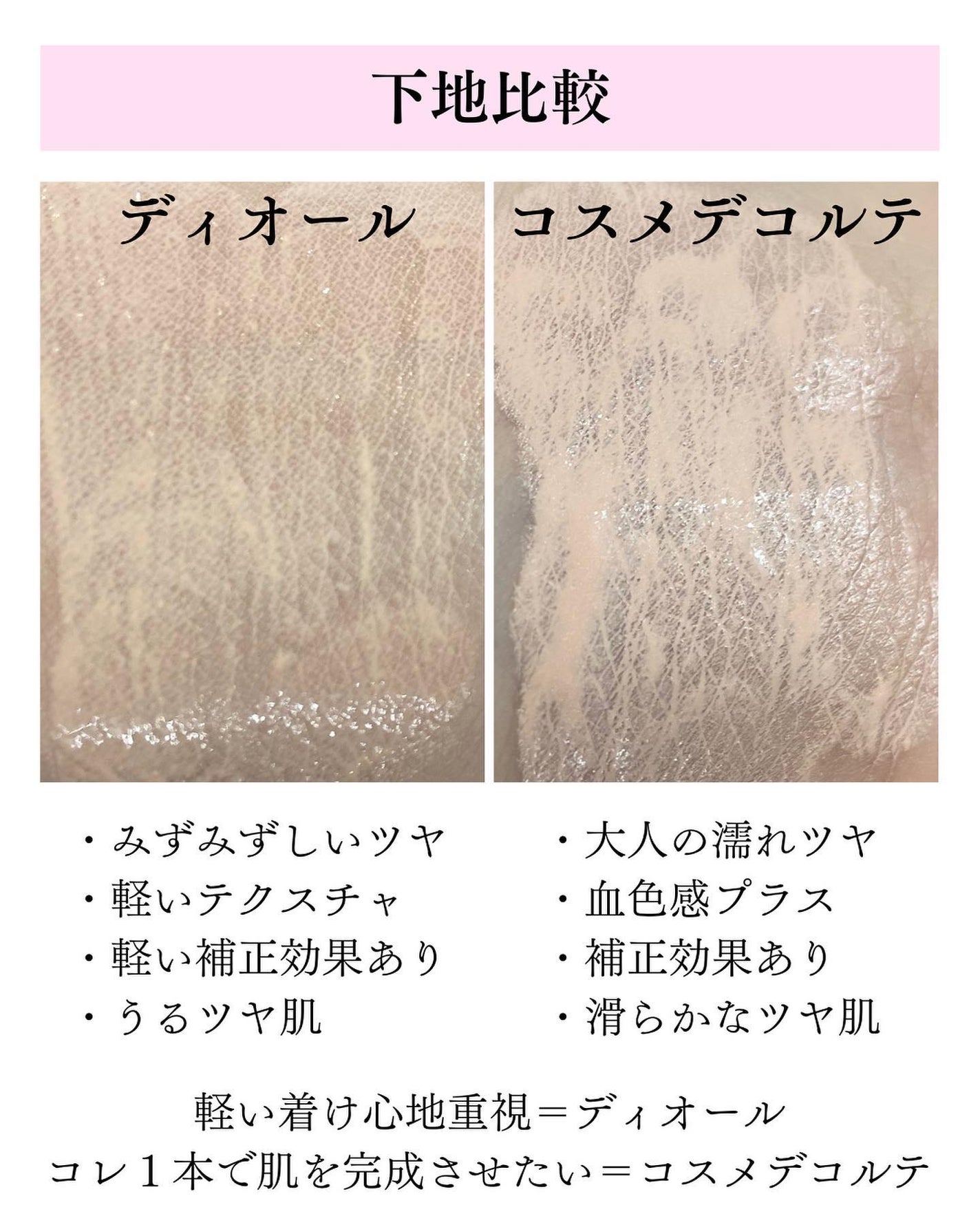 あなたはどっち派?DECORTÉ・Diorの化粧下地を徹底比較! -\話題 あなたはどっち派?DECORTÉ・Diorの化粧下地を徹底比較! -\話題