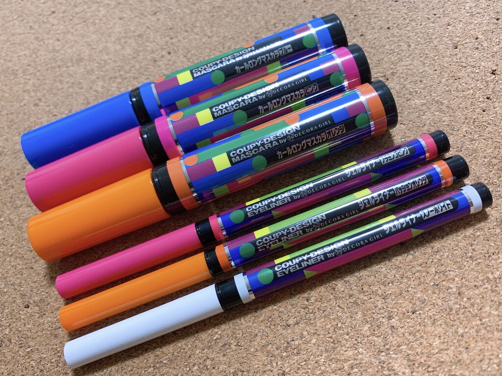 クーピー柄カラーマスカラ/デコラガール/マスカラを使ったクチコミ（2枚目）