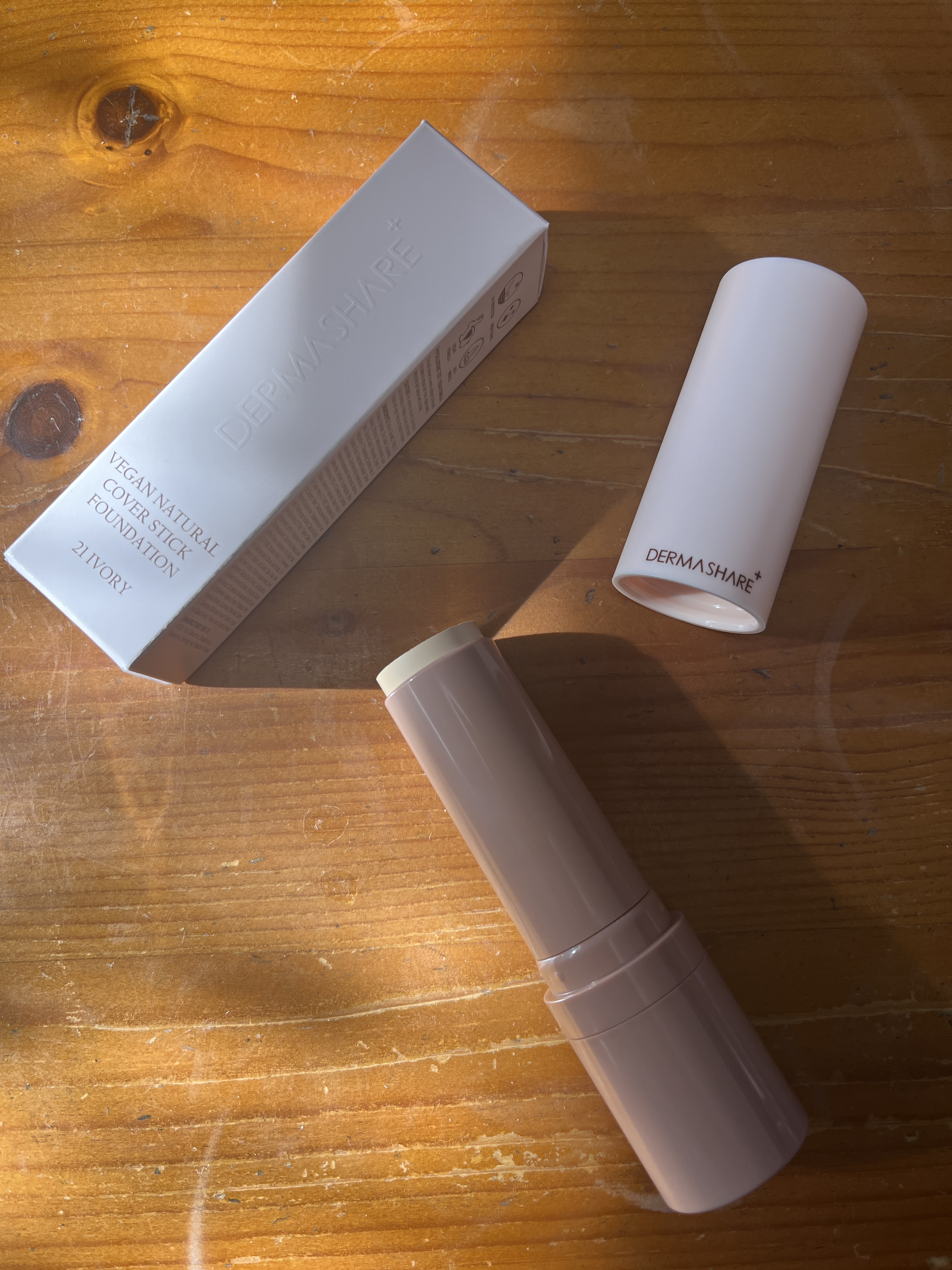 ヴィーガンナチュラルカバースティックファンデーション/DERMASHARE/その他ファンデーションを使ったクチコミ（1枚目）