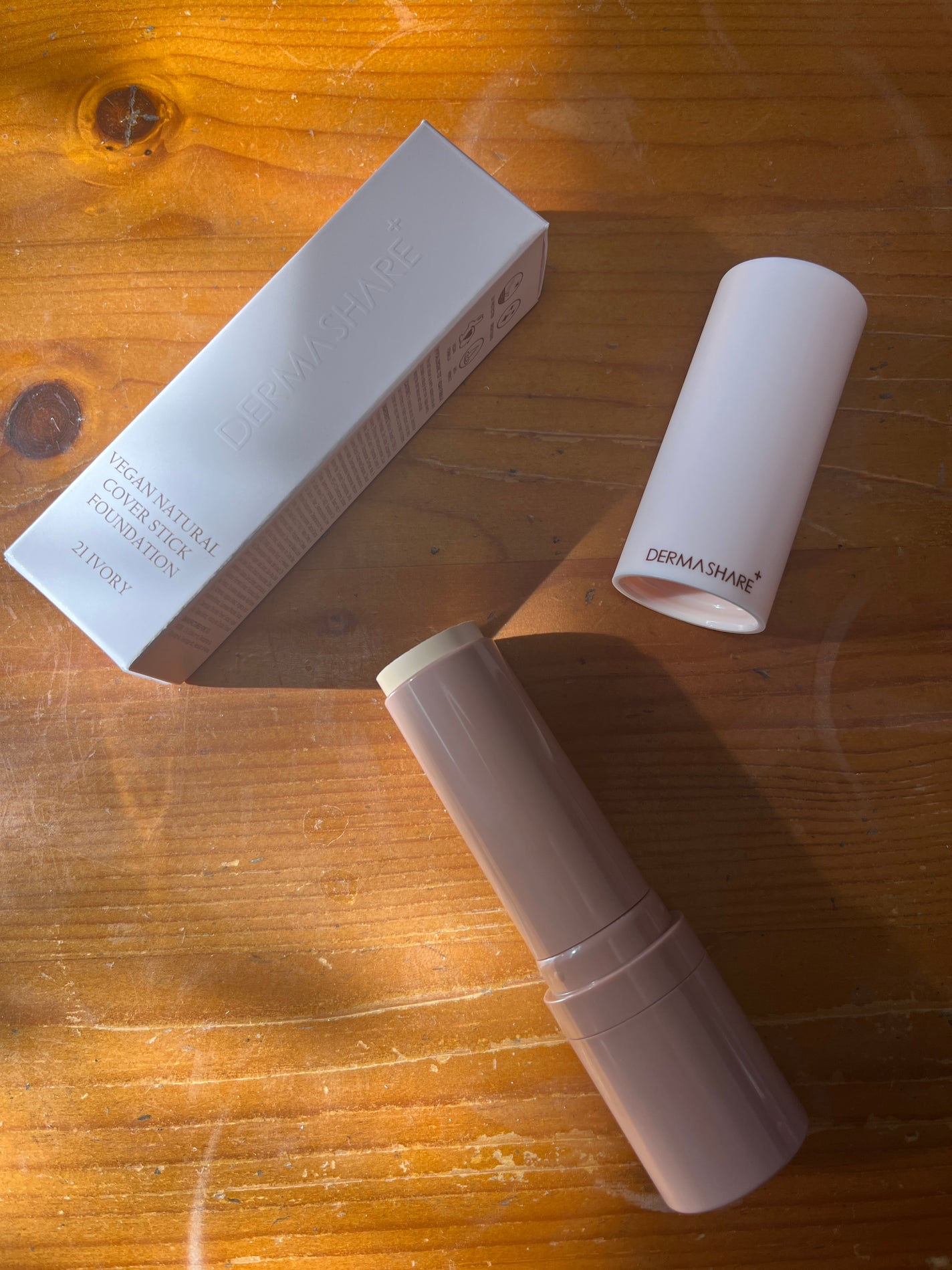 ヴィーガンナチュラルカバースティックファンデーション/DERMASHARE/その他ファンデーションを使ったクチコミ(1枚目)