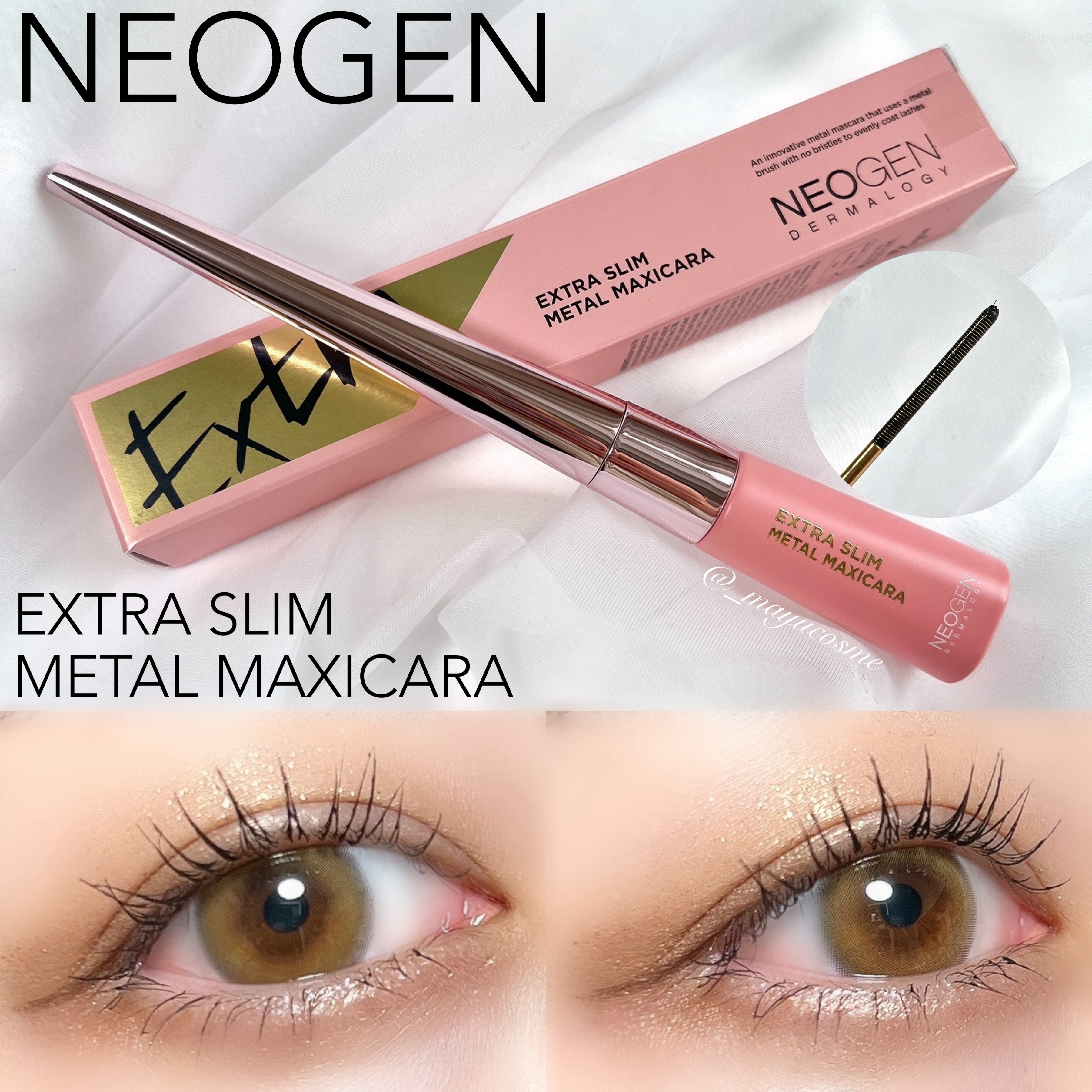Extra Volumecurl Metal Maxicara/NEOGEN/マスカラを使ったクチコミ（1枚目）