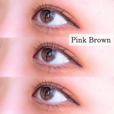 cloud pudding pink brown/chuu LENS/カラーコンタクトレンズを使ったクチコミ（3枚目）