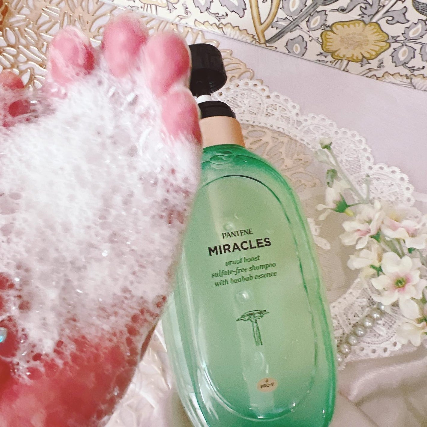 ミラクルズ うるおいブースト シャンプー/トリートメント/パンテーン/市販シャンプーを使ったクチコミ(7枚目)