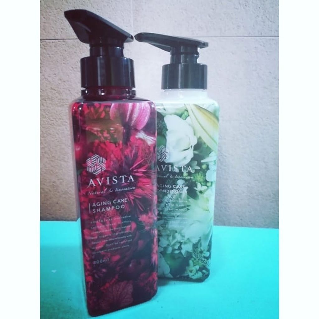 アビスタ エイジングケアシャンプー／コンディショナー/AVISTA/市販シャンプーを使ったクチコミ（1枚目）