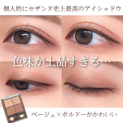 ニュアンスオンアイシャドウ/CEZANNE/アイシャドウパレットを使ったクチコミ(1枚目)