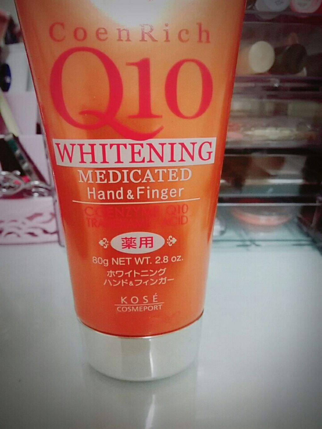 薬用ホワイトニング ハンドクリーム ディープモイスチュア/コエンリッチQ10/ハンドクリームを使ったクチコミ(1枚目)