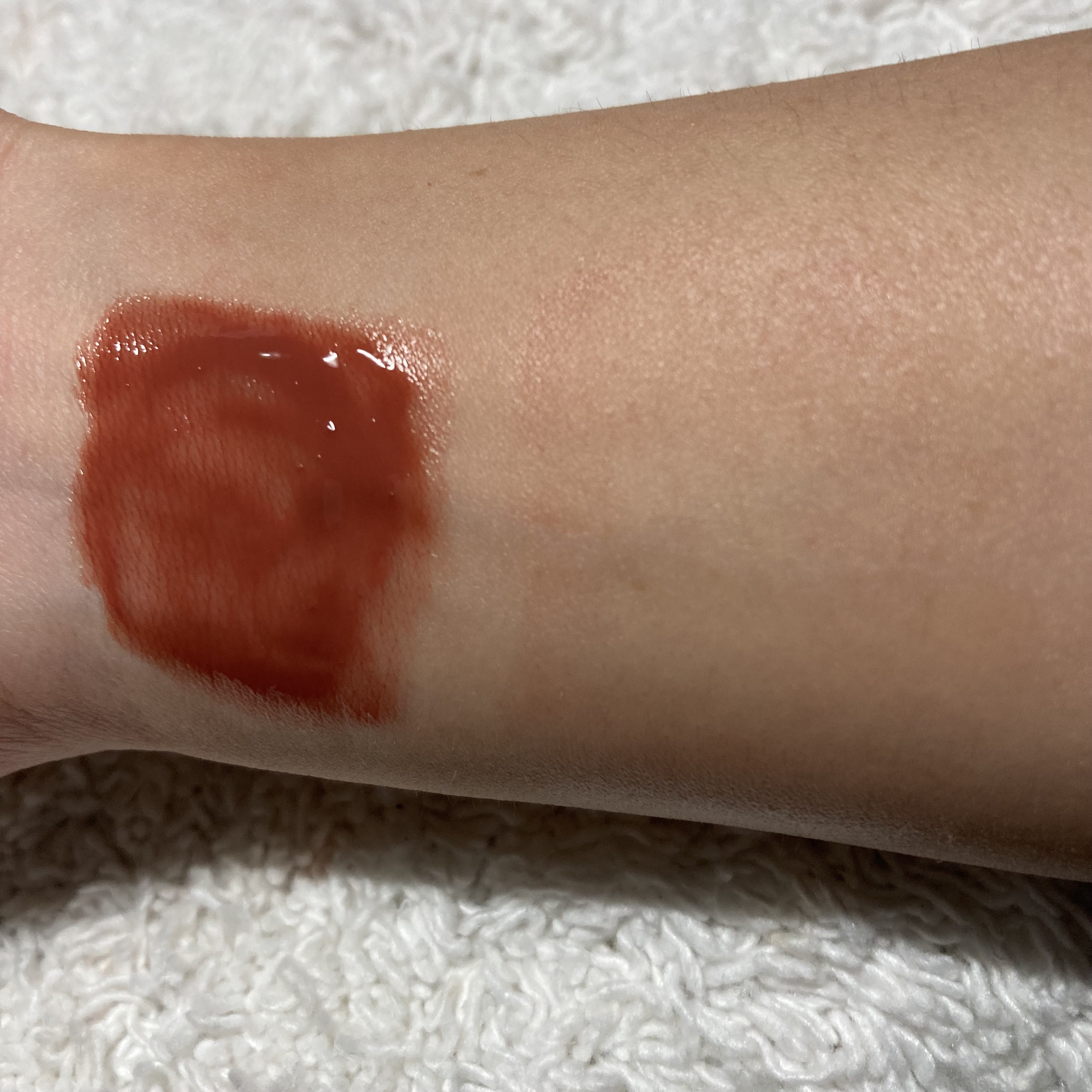 夏禅シリーズ 水光シアーリップスティック #507コールド桂皮茶/Joocyee/口紅を使ったクチコミ（3枚目）