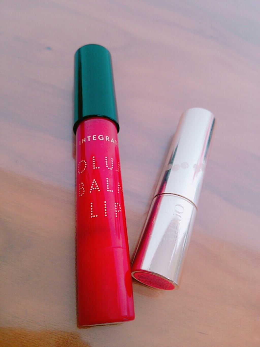 ボリュームバームリップ N/インテグレート/口紅を使ったクチコミ（1枚目）