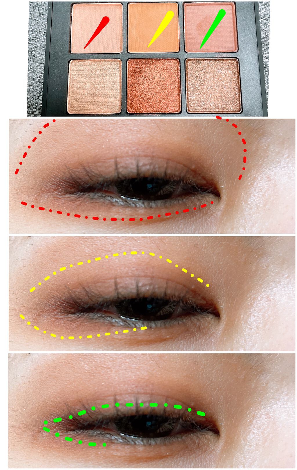 ヴォワヤジュールアイシャドウパレット/NARS/アイシャドウパレットを使ったクチコミ(2枚目)