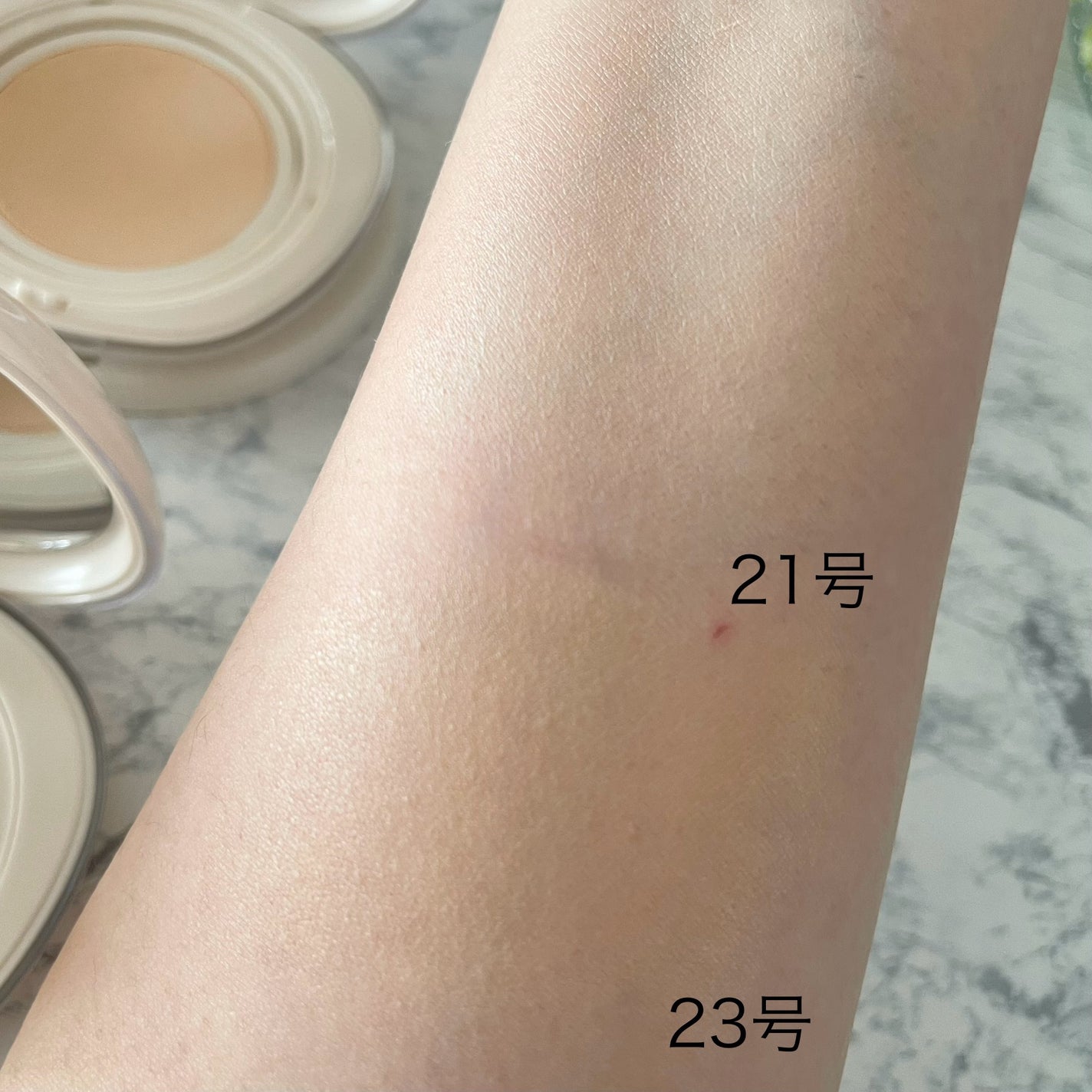 ブリージンググロークッション/Healus/クッションファンデーションを使ったクチコミ(9枚目)