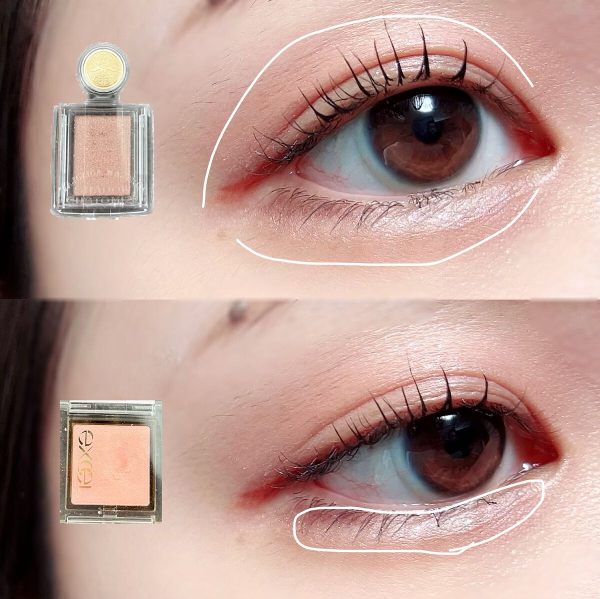 シャドーカスタマイズ/MAJOLICA MAJORCA/単色アイシャドウを使ったクチコミ(3枚目)