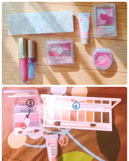 グロウフルールチークス/キャンメイク/パウダーチークを使ったクチコミ(1枚目)